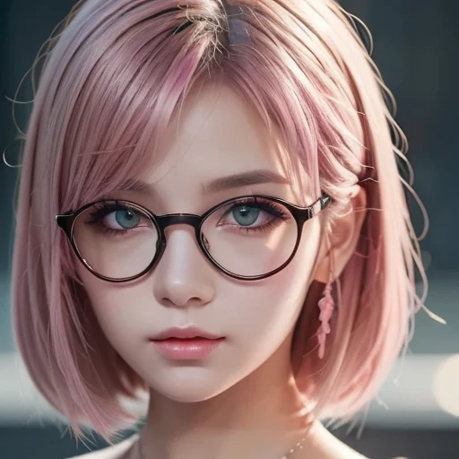 NSFW、(((Underwear:1.2))(((A slight smil:1.2)))(((Spotlight:1,2)))Official fine art,master piece,Hyper-detailing、octan render、masterpiece、top-quality、Official art、illustratio、ligne claire、(Cool_Color)、perfect-composition、focal、acurate, Anatomically correct、 hight resolution, Beautiful detailed glow, masutepiece*Portrait, 3D Face, Realistic, (masutepiece: 1.3), (max resolution: 1.2), (Ultra HDTV: 1.2), cinematric light, 8K resolution, phi ,masterpiece、top-quality、Ultra Detail、 ((A pink-haired:1.2))), (((Platinum pink eyes:1.2))), (((slightly pointed ears:1)))、(((Red glasses with slightly thicker frames:1.2)))、(((Incredibly beautiful hair:1.2)))、(((shiny lips: 1.4)))(((Blunt bangs:1.2))), (((Short bob hair:1.2))), Beautiful face, acurate, Anatomically correct, phiAlways detailed face and skin texture, Detailed eyes, Double eyelids, tthin eyebrows、 pale skin, Lustrous skin all over the body, Perfect face,Always detailed face and skin texture, Detailed eyes, Double eyelids, tthin eyebrowsの,Natural cheeks, Glossy skin, Fair skin: 1.2, (Glossy lips: 1.4), (((12year old:1.2)))、(((sixteen years old:1.2)))、(((High school students:1.2)))、(((最高にbeautiful a girl)))、(((beautiful a girl)))、(Almost female)、(Height 160cm)(little blush)、(Beautiful face)、(Beautiful, Glamorous and cute beauties 1.3),
Delicate and beautiful hair, Delicate and beautiful eyes and face, (Beautiful gorgeous cute western woman:1.3),(((large full breasts:0.8)))(((Very beautiful face))))(((long lashes))))(((Circular twinkling eyes)))(((Glossy and glossy lips)))
(((Cheeks with a slight reddish tinge:0.8)))(((Neat and straight nose bridge)))(((Cowboy Shot)))