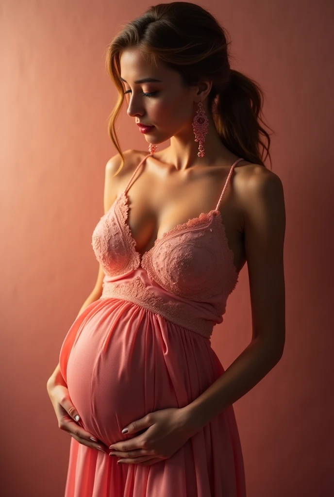 Second dimension beauty pregnant woman wallpaper
