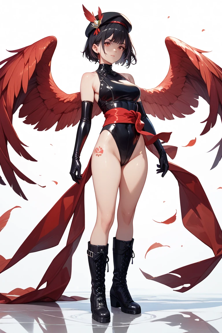 demongirl,Anatomically correct:2,detailed eyes and face,long eyelashes,beautiful lips,[anatomically correct],demon wings,black horns,red glowing eyes,demonic aura,dark atmosphere,[graceful and alluring pose],enchanted garden background,[oil painting],[best quality],ultra-detailed,photorealistic,vivid colors,studio lighting，meat and alcohol over the background