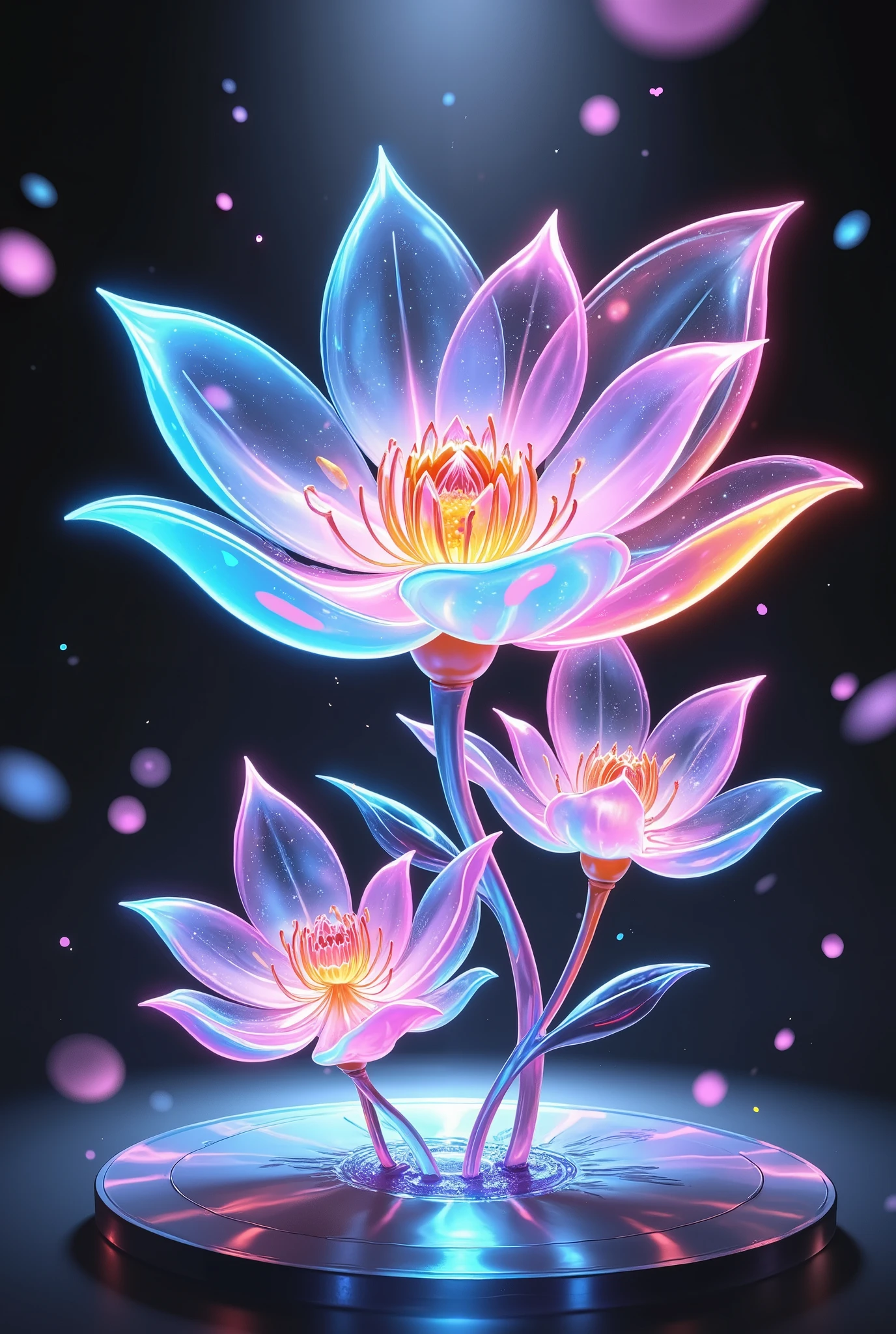 glass, 半透明のクリスタルglass製品, Shining cherry blossoms, glassの桜の盆栽, Miniature Art, Superior quality, 4k, Super Fine, Realistic As Pictured, professional, Bokeh, vibrant colors, Physically Based Rendering, extreme details, glassの桜の盆栽, beautiful cherry blossoms, 光り輝くglass, Miniature Art, クリスタルglass製品, Elegant Composition, delicate texture, Fantastic Atmosphere.
