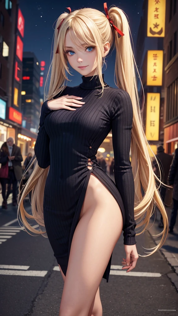 Highly detailed, High Quality, masterpiece, hutaodef, ((small breasts)), eager pet pose, alley, spread legs, blonde very long hair, no pantsu, very red areola