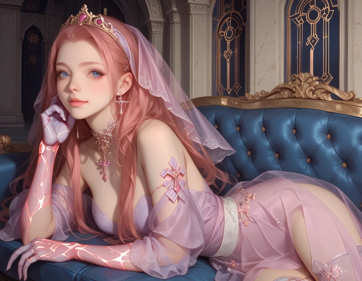 peach princess, Regal in pink dress, Exude elegance. A golden crown rests on her flowing blond hair. Emerald eyes sparkle under long eyelashes, A faint blush appeared on the rosy cheeks. Her slender hands held a parasol, Matches the ruffles of her skirt.. A string of pearls adorned her neck, Contrasting with the royal blue brooch on her bodice. Tao Zi’s demure smile carries an elegant aura, Her signature pink heels completed the look. In the mushroom kingdom, She is the epitome of timeless beauty and nobility.