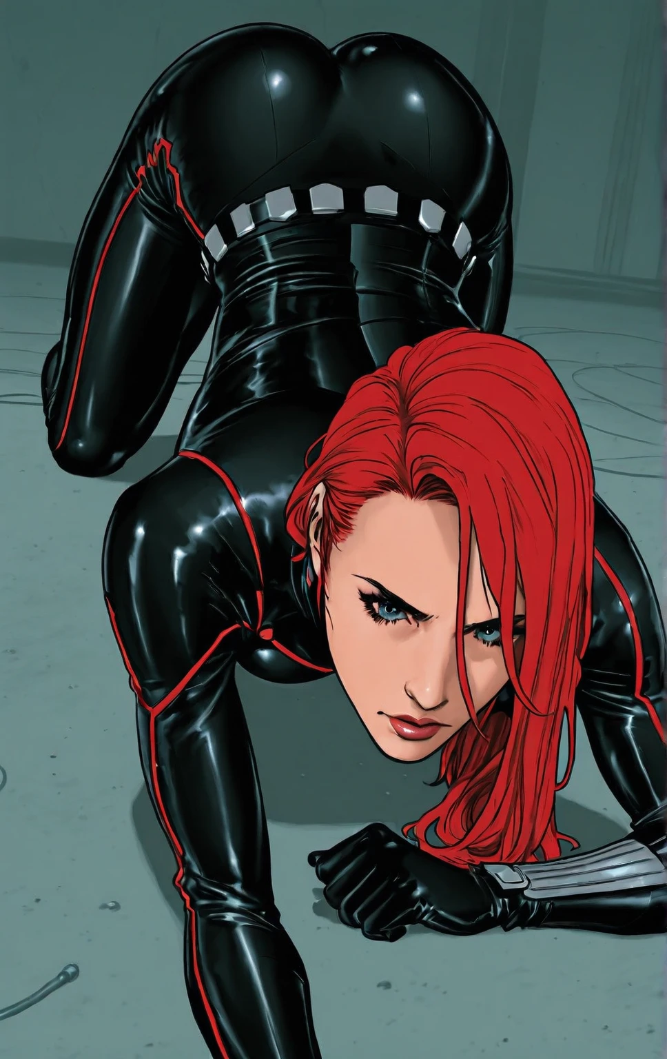 Scarlett Johansson as Black Widow [Marvel’s Black Widow], beginning to undergo a cursed transformation, NSFW transformation, beginning a spider monster transformation, transforming porn, huge black futa cock, 8 foot black penis, enormous penis, humongous black ribbed penis, Black Widow [Marvel Character] Futa, World’s thickest penis, 8K, UHD, intense high detail, human to Spider transformation sequence with futa cock, Black Widow undergoing a cursed transformation into a huge futa wasp monster that craves only sexy porn, Sexy Natasha Romanov, forming sexy Spider anatomy, in a dark lab, experimenting