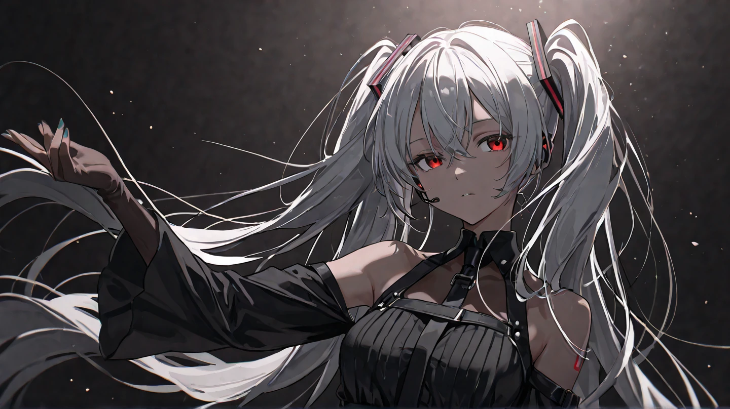 Long white hair, grey eyes, evil, sexy, black and red clothes, evil face, evil, serious look, gloss lips, sinister, front look, bloody, gloves, close up, portrait, beautiful eyes, big white, dark place, night, sensual, straight hair cut, clear skin, evil, young 30 years girl, adult girl, solo, red, very long hair, ankle length hair, handsome older WOMAN,grey-eyes,grey pupils,Long white hair,Hyperresolution,accuracy,Detailed rendering,(Image of fine hair)(topquality)(Masterpieces of masters)(High degree of completeness)(A sense of atmosphere)tmasterpiece,Super detailed and super detailed(((half-body portrait)))(((Fluffy wolf ears))) (((Wearing a white and black fur fighting outfit)))(((Stern expression)))(((Ankle length white hair)))(((Grey eyes)))