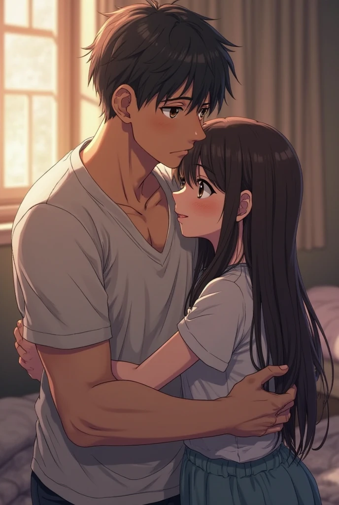 Anime girl having 4 way SEX with anime boy