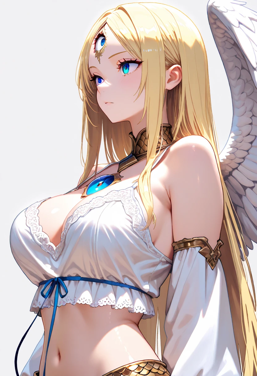 ((masterpiece,best quality,8K,High resolution)),((character concept art)), 1 female, noble, Old money atmosphere, supermodel, fashion model, 35 years old, (long blonde hair), blonde hair, (fair complexion), Super fine eyes (blue eye color), extraordinary gorgeous, grace, charming, clever, calm, Perfect body ((slim and curvaceous)), ((intricate details)), Ultra-delicate hand details, super thin fingers(((Ten fingers))), Wearing a white blazer、White shirt and white pants (stand still), (full body display), ((show the whole body)), (No logos on background), (No logo), ((solid color background)), ((solid color background)), (((empty background)))
