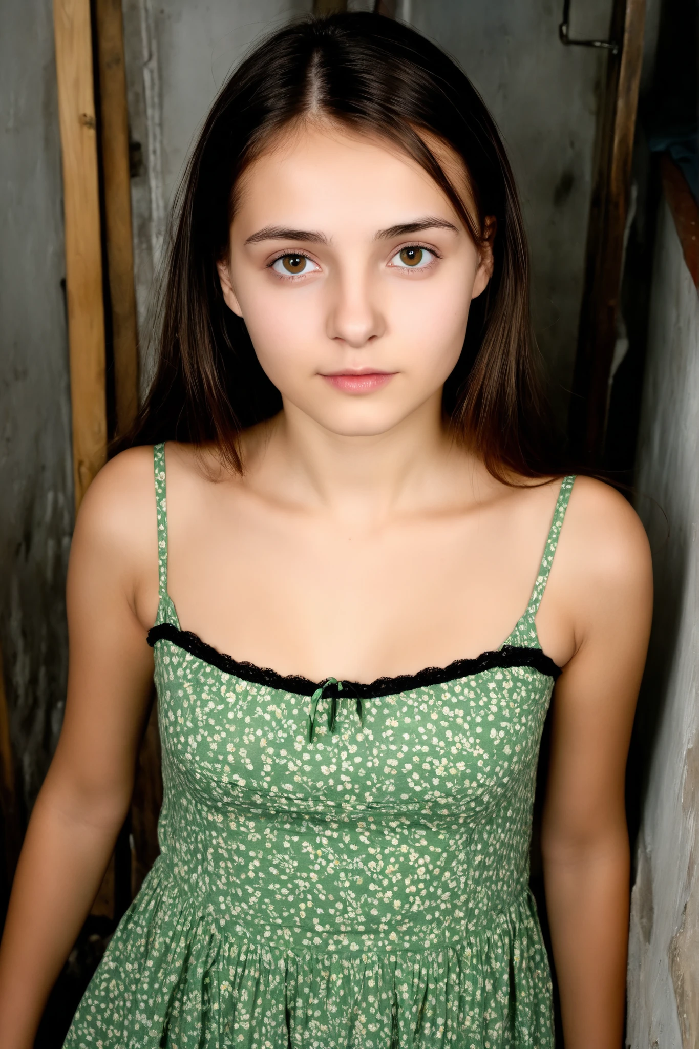 My dead 22 year old Moldovan sister Budeci mariana looks at me in my Basment wearing clothes.very beautiful real life