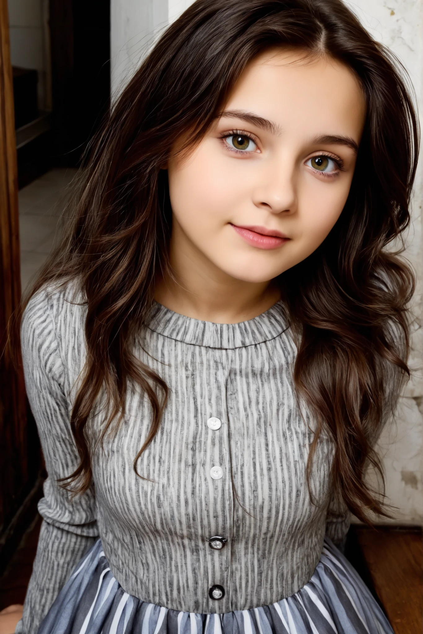 My dead 22 year old Moldovan sister Budeci mariana looks at me in my Basment wearing clothes.very beautiful real life.im cute