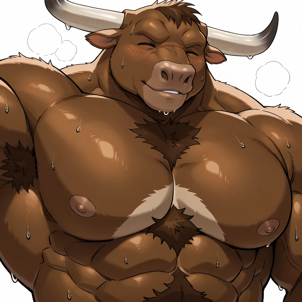 by Kenket, by honovy, por thebigslick, by taran violinist, por zourik, male, Alone, the second (bovine), adult, ((photorealistic, Hyper realistic, ultra detailed, 4k high definition)), pose natural, (muscular, well-built, male nipples, big pecs:1.3), ((standing, penetrating a breedinh mount)), ((naked)), ((looking at the viewer)), ((bottom of a stable)) ((detailed eyes:1.3)), (hairy body), thick thighs, NSFW, uncut penis, while having an agitated expression
