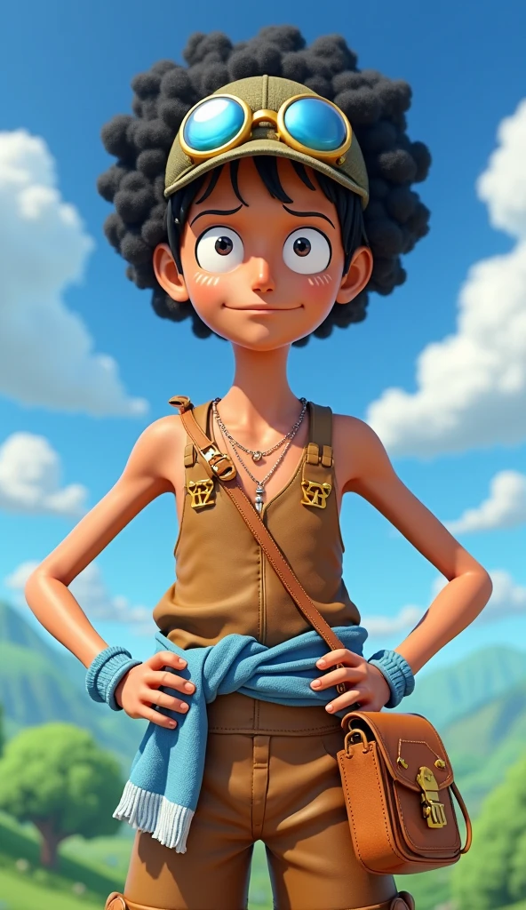 A film inspired by Disney Pixar (YOUNG WHITE BOY WITH LONG BLACK CURLY HAIR) He is walking on the city streets, with a gun on his waist, no shirt on the body, with a tattoo on his body with the name WY STRONG SIL, Loose pants, cloud tennis, many gold threads around the neck, gold watch on wrist. pixar, cool and stylish