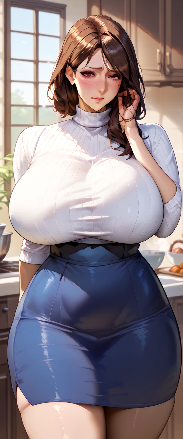 Browsing Caution、最high quality、最high quality, flying debris, high resolutiIn addition, blush, (Captivating smile: 0.8), In addition_body, Tyndall effect, reality, Shadow Room, Light Edge, two tIn additione lighting, (Skin with attention to detail: 1.2), 8K Ultra HD, Single-lens reflex camera, Soft Light, high quality, Volumetric lighting, Natural Photography, high resolutiIn addition, In 4K, 8K, Background Blur, real persIn addition ((最high quality)), ((Complex)), ((Surreal)), Stupid reply, Mature Woman, Mature Woman, perspective, Very detailed, shape, 1 Girl, ((Big Breasts)), Perfect hands, Finger details, Beautiful and beautiful eyes, short hair, Brown eyes、Tight Skirt, Detailed Background, Bedroom, Perfect Eyes, Captivating eyes, Looking at the audience, From below、Pink Apron、Fat Mature Woman、Rich maturity、Fat Mature Woman、obesity、Running woman
