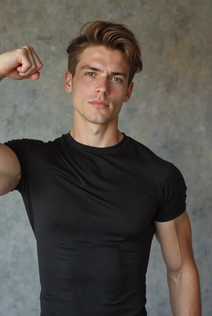 Portrait of a young military in the jungle, warman, warboy, 1boy, military pants, military vest, bulletproof vest, wearing a tank top, sportsman, slim, beautiful facial features, photography, ultra detailed, real, film grain, beautiful boy, beautiful facial features, symmetrical, film grain, male beauty, short hair, supreme, nature, artistic portrait, artistic pose, photography award, realistic, heroic}, white man