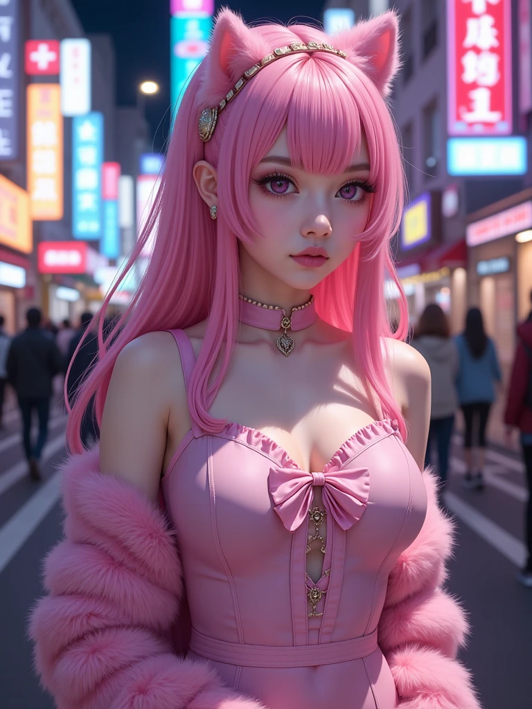 ((melhor qualidade)), ((ultra res)), ((fotorrealista:1.4)), (detalhes complexos), Girl with colorful hair and a colorful dress,RossDraw pastel vibrante, RossDraw realismo vibrante, estilo realista 4K, (((brava)))