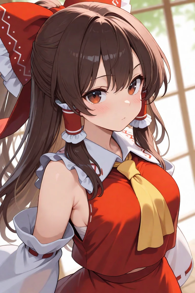isuzusento, isuzu sento, ahoge, (brown eyes:1.7), light brown hair, long hair, ponytail, hair ribbon, ribbon, (medium breast:1.2),
BREAK aiguillette, ankle boots, black ribbon, black skirt, boots, brown footwear, cross-laced footwear, frilled skirt, frills, jacket, lace-up boots, military, military uniform, pleated skirt, (red jacket:1.5), skirt, thighhighs, uniform, white thighhighs, white ribbon, buttons, (sleeveless:1.5),
BREAK looking at viewer,
BREAK indoors, classroom,
BREAK (masterpiece:1.2), best quality, high resolution, unity 8k wallpaper, (illustration:0.8), (beautiful detailed eyes:1.6), extremely detailed face, perfect lighting, extremely detailed CG, (perfect hands, perfect anatomy),