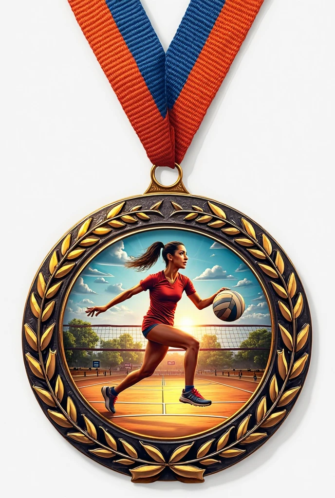 a woman with a soccer ball, a chessboard and many first place medals around his neck 