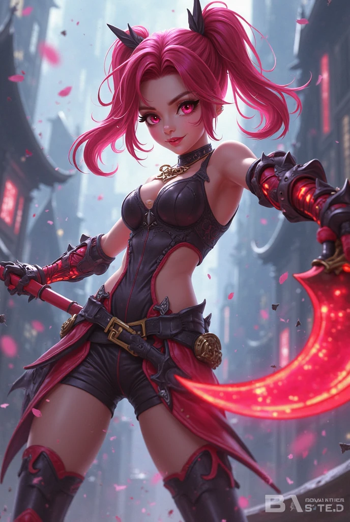 1girl, detailed face, beautiful detailed eyes, beautiful detailed lips, extremely detailed face and eyes, long eyelashes, red eyes, fire witch, blood on face, flying hair, small breasts, cleavage, navel, wide hips, light particles, lightning rays, colorful, high contrast, vampire, smirk, evil smile, psychopathic smirk, psychopathic smile, tilted head, dark fantasy, dramatic lighting, supernatural, moody, cinematic, vibrant colors, volumetric lighting, dramatic atmosphere, intricate details, masterpiece, best quality, 8k, high resolution, hyper detailed, photorealistic