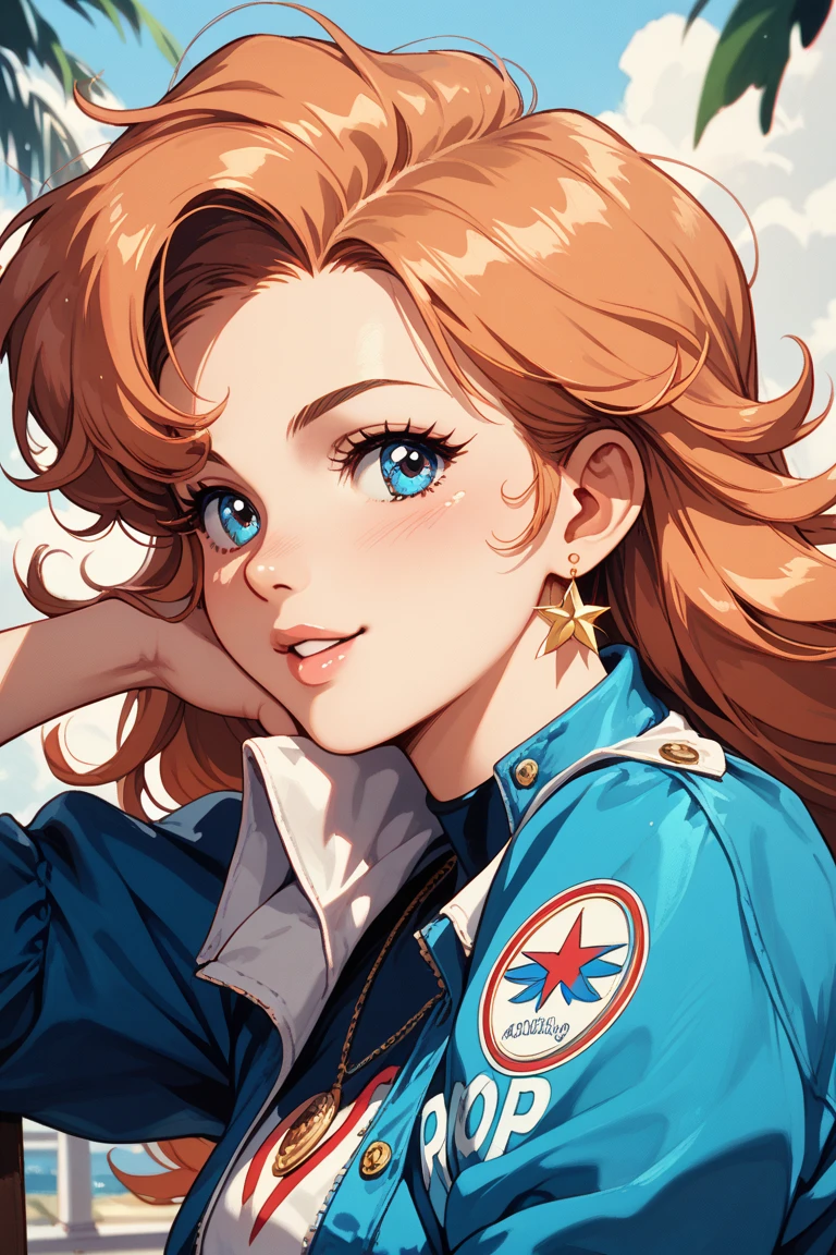 score_9, score_8_up, score_7_up, score_6_up, BREAK Serena from pokemon, Sci-fi outfit, cleavage, medium breasts, seductive smirk,sweating, on a spaceship, in space