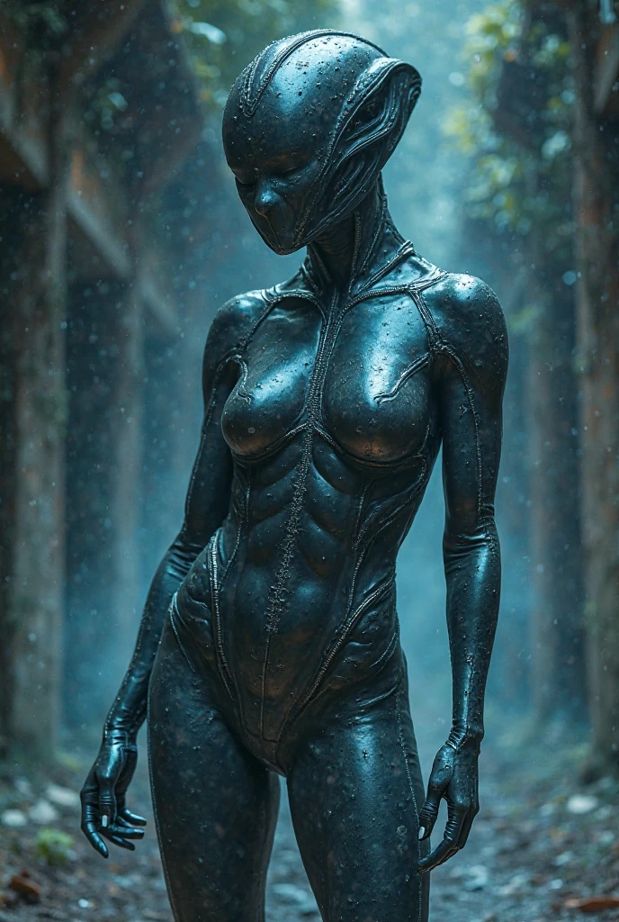 full-body-shot,niobium Manganite (The Alien Entity:favn:0.5), wants eat,survival in criminal city of future,Cinematic,soft colors, Technicolor,natural skin textures, hyper realism, hyper detailed,Extremely detailed,High contrast,Masterpiece,Realistic,Ultra Detailed, intricate details,realistic humid leather,extremely intricate,Epic Realistic, cinematic style,irina yermolova,high contrast,HDR,extremely detailed, [deep night landscape],masterpiece,intricate details,faded,eyes extremely detailed, high detailed eyes,8k resolution,RAW,retina, Nikon Z9,pale demon woman crawling out the water in a foggy marsh, horror movie, cinematic look, creepy aesthetic, ultra detailed, photorealistic, masterpiece.
