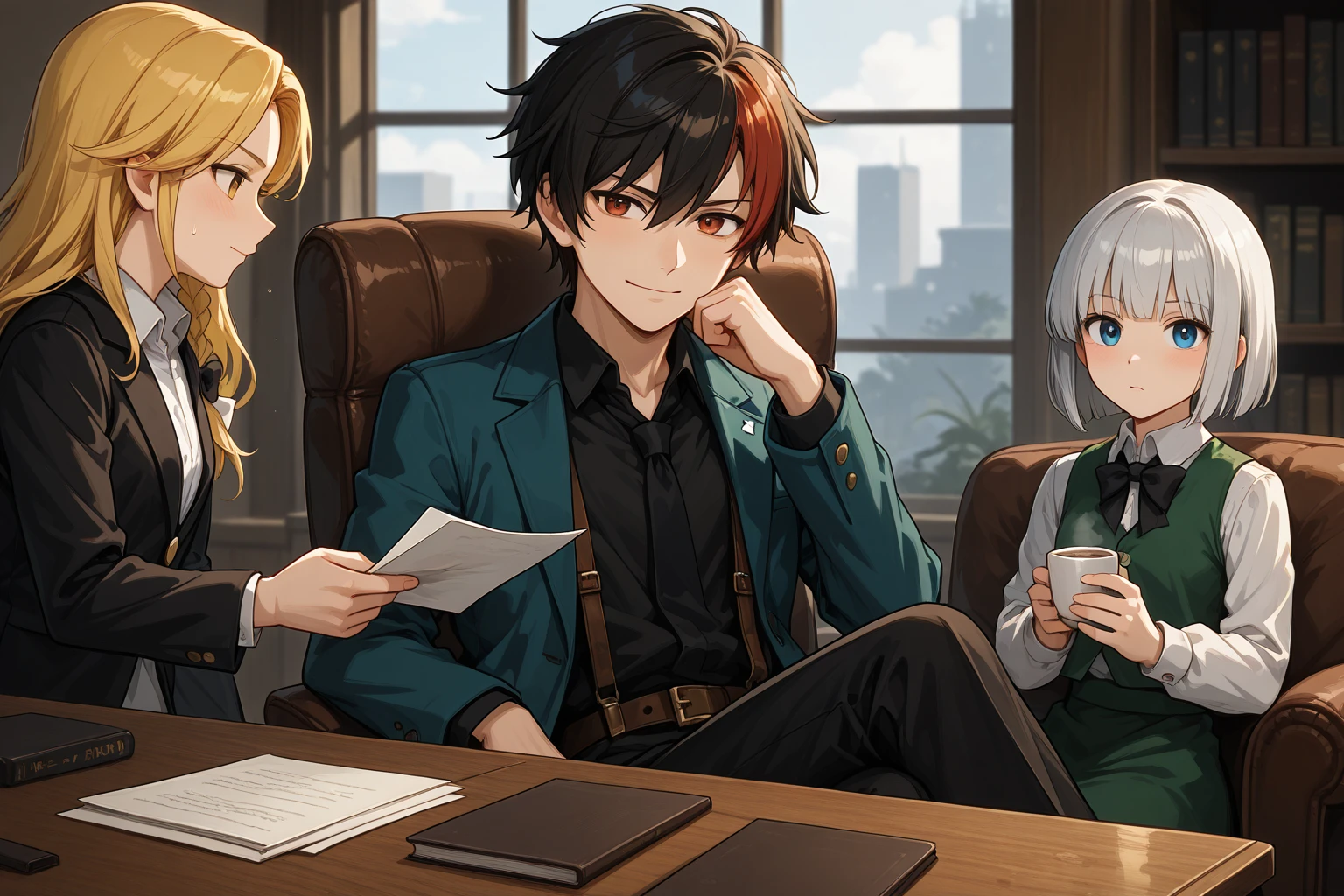 Detailed Details, (The woman on the left to Kirisame Marisa, The woman on the right to konpaku youmu), I'm not changing my clothes, Slightly reduce the size of the man in the middle,