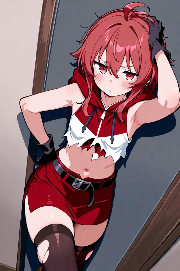 hiquality、16 K、((very small udder)),(big butts),blush,Short hair,Red hair,Blunt bangs,Twin braids,multicolored hair,hime-cut,
Blue eyes,M leg,Spread legs,Wet,(Tied wrists),(Arms behind your head),((Armpits))、Sweat,white knee-socks、on the beds、Surprised、(((((teats)))))、Wavy mouth、I'm surprised、(((:o)))、is crying、(((((puffy_nipples)))))