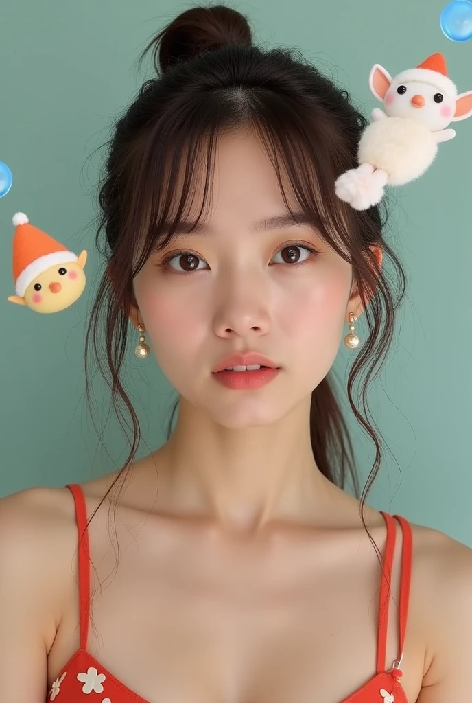 ((funny faces+Cute Korean face+Cute emoji face):1.3),(The details of each clown must be clearly expressed：(Yolo - aesthetics:1.2)+(2K cute core clown core+dilraba dilmurat+ulzzangs:0.8)),(super high image quality),(Lots of detail),(No more very, very low-quality images),(Emoji expression：🐿️🍸🍋)，(8K selfie photo:1.05)