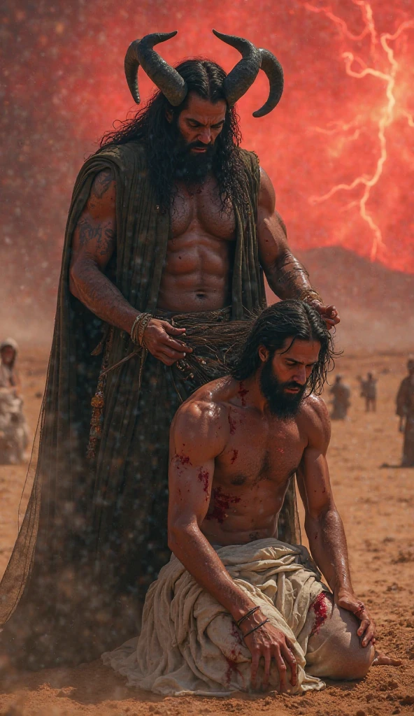 biblical history,
Jesus did not desert,
At the end of this fasting period, when hunger became almost unbearable, the tempter has appeared, Satan. He approached Jesus with crafty words, knowing that the Son of God was in his human form and subject to the same needs as any other man. "If you are the Son of God", disse Satan, pointing to the surrounding rocks, "turns these stones into bread."