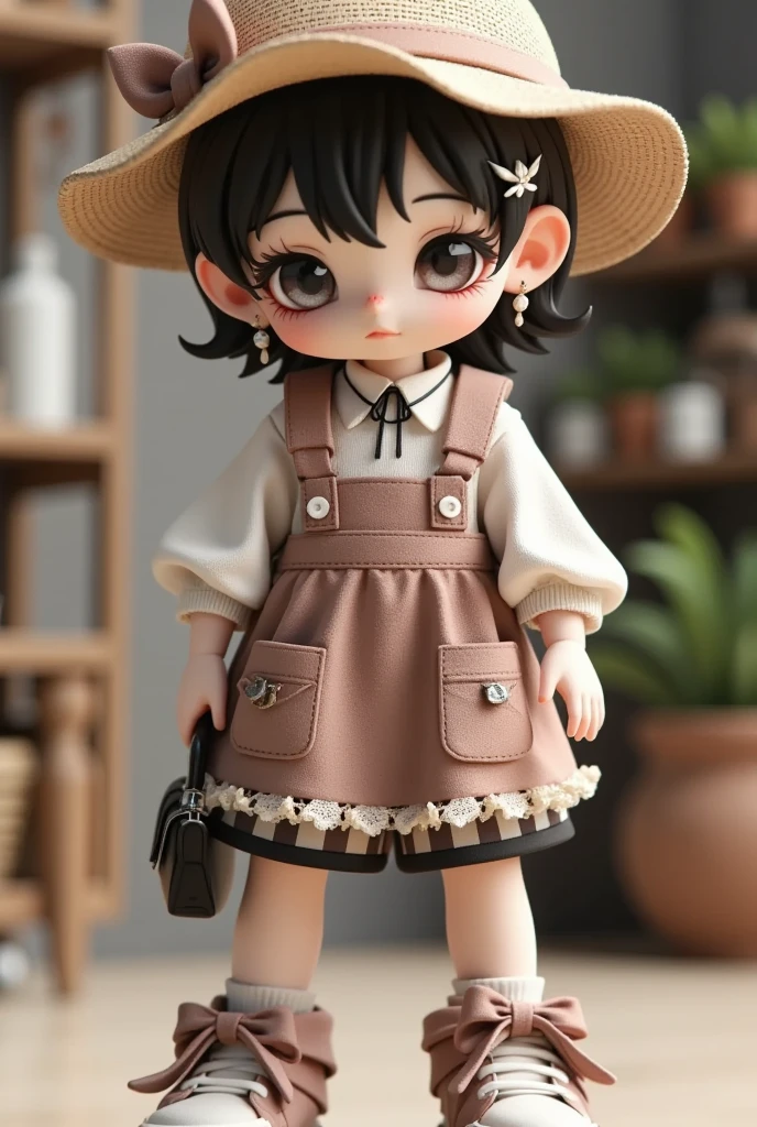 masterpiece,best quality,Big head doll,big head,small body,Mini Body,top-heavy,cute,Doll Body,Short hands,short feet,Short legs,1girl, <lora:aki:1>