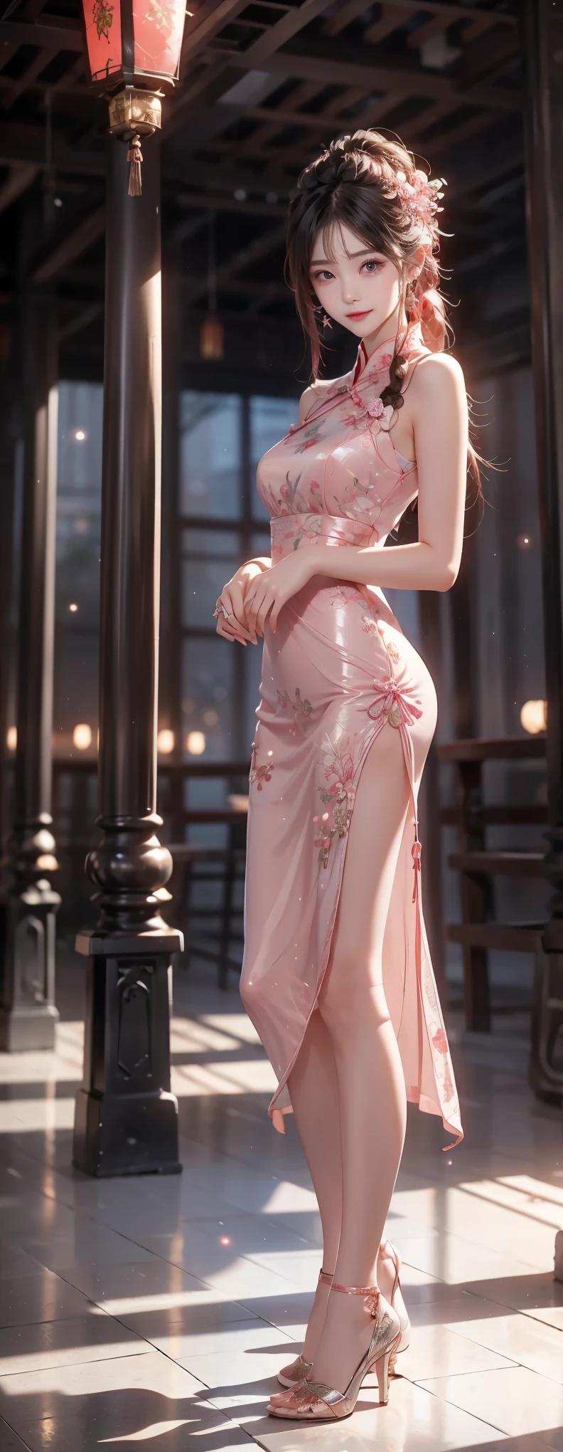 mulher arafa em um vestido azul sentada em uma cadeira, (motor irreal, donzela com cabelo cobre, medieval princess, retrato renascentista realista, retrato da princesa Mérida, daz studio genesis one ultra hd, Fantasia com detalhe 4K, linda donzela, pintura digital renascentista, templária ruiva feminina, linda donzela de fantasia, fantasia medieval, arte de fantasia medieval, Masterpiece, Best Quality,, 3D rendering, , (naked:1.4), nipples (blush:1.0), detailed face, roadside, Crouching POV, sfw, happy, sad (((sleeveless lime red dress speckled with firework-style flowers print that goes to the knees))), 3D rendering, small breasts, barefoot, sunlight, (Chapped lips:1.4), (blush de nariz:1.2), foreshortening, black cuts, (eye contact), High contrast, ultra high resolution, high resolution, detailed, visible breasts, showing breasts, (cinematic lighting), ((high angle view)), (half body shadow), [backlighting], [twilight ray], [detailed ambient light], [gray natural lighting], [ambient light on the belly], (greater detail of wild wildlife), [explict content], [sharp focus], (questionable content), (shading), comisión de high resolution, detailed image, bright colors, detailed face, perfect lighting, perfect shadows, Perfect eyes, girl focus, Perfect face, beautiful body, shiny body, Central focus, look at the viewer, 1 girl, Alone, (Masterpiece:1.21), (Best Quality:1.2), (illustration:1.2), (cinematic lighting:1.3), balanced coloring, global illumination, ray tracing, good lighting, neckline, attractive body, sexy body, looking at the viewer, sfw, portrait, sad expression, (((headquarters from Medieval, In general, interior in purple tones., walls with numerous shelves with glowing spheres))), 
([long hair hair]:1.8), (full body:1.8), (upper body up:0.3), (hyper realistic:1.4), (realistic:1.3), (best quality real texture skin),
Detailed eyes, detailed face, PERSEPHONE,