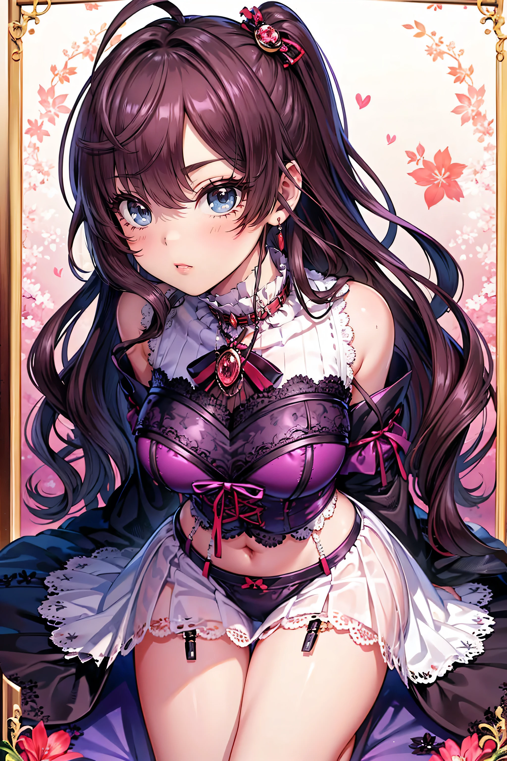 Very noble、She's erotic and cute 、 beautiful brown hair 、Wear revealing clothing、 garter belt、garter strap、 wears erotic and glamorous lace 。Please wear erotic pink obscene lingerie 。。。。。、 Vibrant Color Styles 、 I'll dazzle you with the best images in the best situations .。 this is細部にまで細心の注意を払った高品質の製品です ...................。...。 erotic poses 。Sexy proportions。 Hang it down to cover your forehead 。 facial beauty。High quality skin texture is the best。 naughty look 。The eyes that look at me are beautiful。 along with Japanese speech bubbles 。Beautiful white teeth、 G cup bust 、 plump bust、Serving with a beautiful chest、Very beautiful body、this is、 She leaned forward.、Highlight your beautiful stomach and breasts ...................。、 Ultra High Resolution、 beautiful images 。 vivid details 。Delicate expression around the eyes。。。。トップクラスの性能 Ultra High Resolution 細部まで美しく表現 健康な身体が美しく見える 4K高解像度 8K高解像度