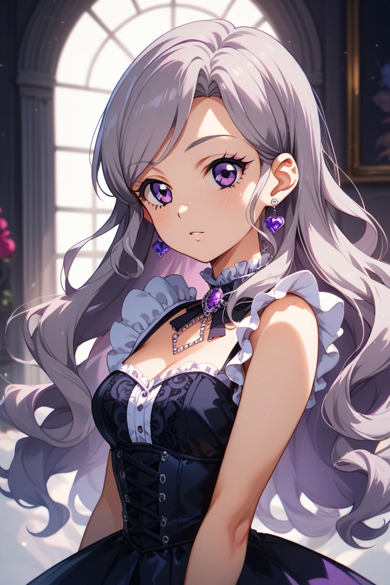 kanan matsuura, blue hair, long hair, ponytail, (purple eyes:1.1), -- --(8K, Raw, Highest Quality, Real 1.2), Ultra High Quality, High Resolution, Highest Quality, Perfect Face, Perfect Limbs, Perfect Fingers, High Resolution, (Beautiful Anime Face, Cute Face, Detailed Face), Smile of Joy, Smiling Expression, Lying on Bed, Cowboy Shot, Miniature Human Hand, (((medium Bust 1.3))), (((Slender Thighs 1.3))), Pure White Chalk Interior, Pure White Marble Interior, ((Pure White Bedroom Like a Western Castle: 1.5)), (((Luxurious Pure White Canopy Bed: 1.4)), (((Chandelier: 1.4))), ((Pure White Bed 1.5)), ((Beautifully Decorated Bedroom 1.5)), ((Modern Style Bedroom 1.5)), perfect anatomy, perfect proportions, nice lighting, bright colors, clean lines, information, blurred, stunning facial expression, restless emotions, gorgeous and pretty, beautiful face and eyes in every detail, (masterpiece) beautiful face, young and handsome girl, really perfect skin, blurred, stunning facial expression, restless emotions, gorgeous and pretty, beautiful face and eyes in every detail, (Audrey Hepburn), (cute), (J-POP idol), (thighs, (depth of field), (depth of field), soft light, glittering lens gaze, (droopy eyes), straight teeth, shy smile, flowing hair, a scene from Blake's movie,