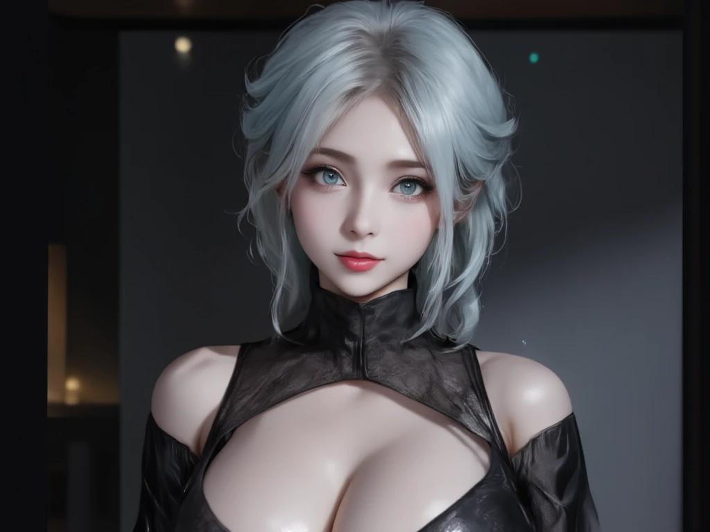 ((piece of master)), (Very high quality), character creation sheet, (rosto perfeito),Multiple angles, (vista de frente, vista decostas, vista da esquerda, vista da direita, vista em diagonal),multiple poses, (mesma cara, different angle closeup (breasts and head), clothes translucent, Breasts Visible, cabelo platinado;, double braid