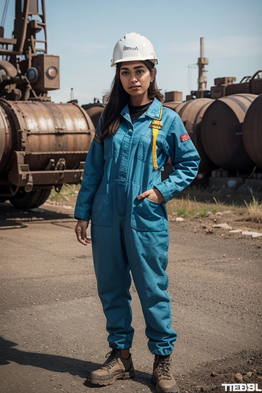 portrait, 20 year old woman, loose coveralls, engineer, in spaceship engine roomm, steampunk style, chubby:0.7, medium boobs