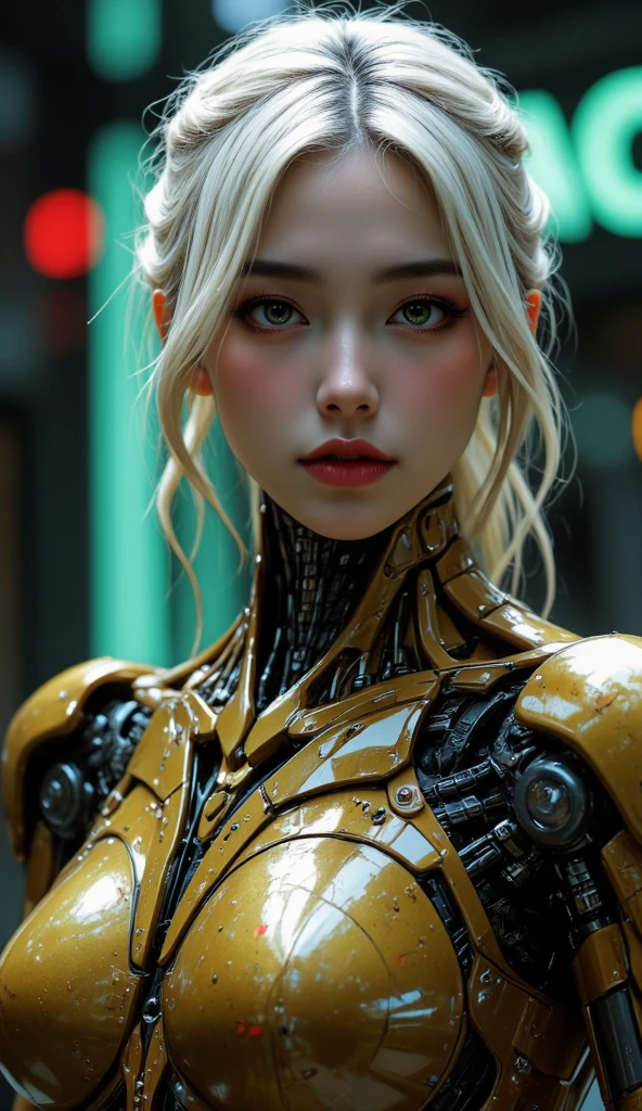 Amber&#39;s body Heard defines thick cybernetic body parts.,Amber Heard, She breast size is M cup, full body, she very sexy, she have perfect body, she so beautifully,She have good eyes,She is full of charm, her poses are beautiful, close up ,white hair,yellow leotard