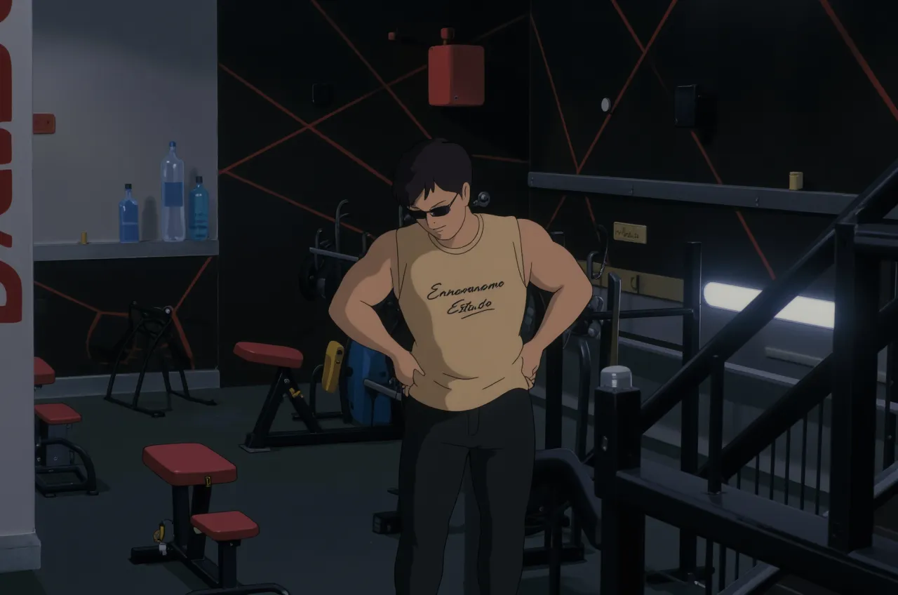 1boy, solo, Steve smith, black eyes, glasses, black-framed eyewear, brown hair, topless, topless male, muscular male ,blue pants, <lora:Steve_Smith_Leaf1:0.8>, It's_burned_out,it's_completely_white,pose,greyscale,monochrome, sitting,closed eyes,looking down,comic,silent comic, sunlight,light rays, <lora:It's_burned_out, it's_completely_white001:0.6>