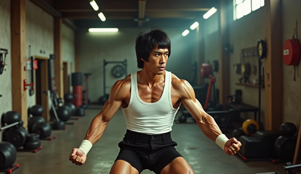 Bruce Lee in action