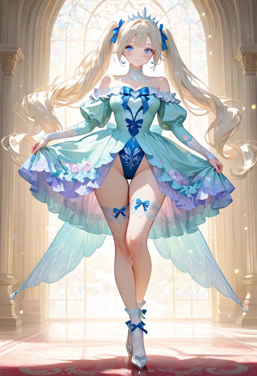 Beautie、cute little、Visible panties