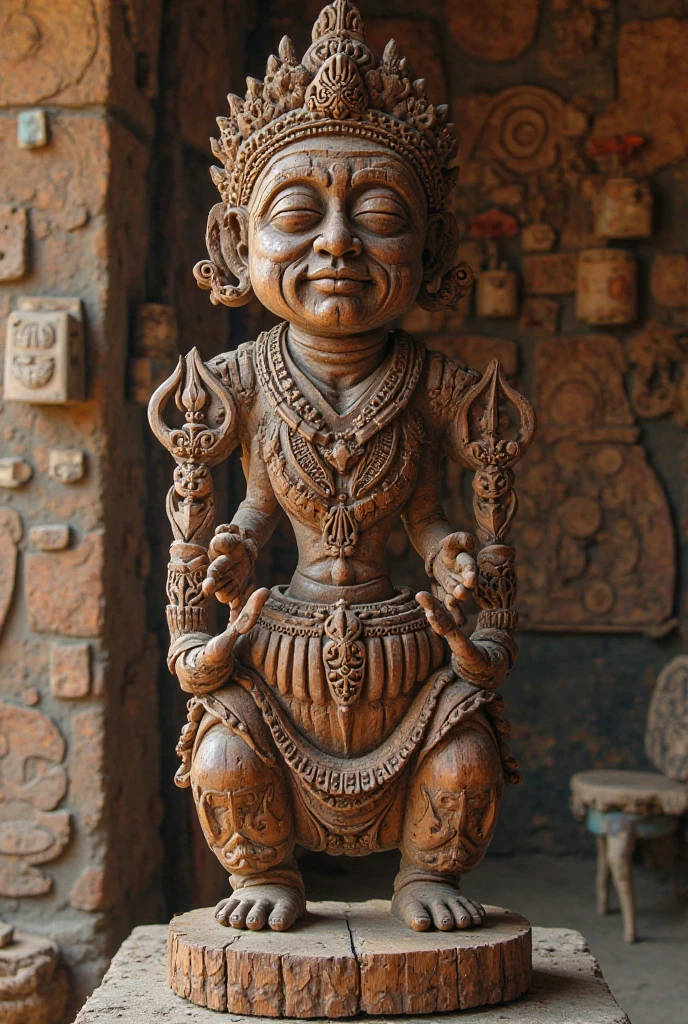 highres, best quality, (bright), (wooden sculpture) <lora:XSarchitectural_33WoodenluxurystyleV2:0.8>