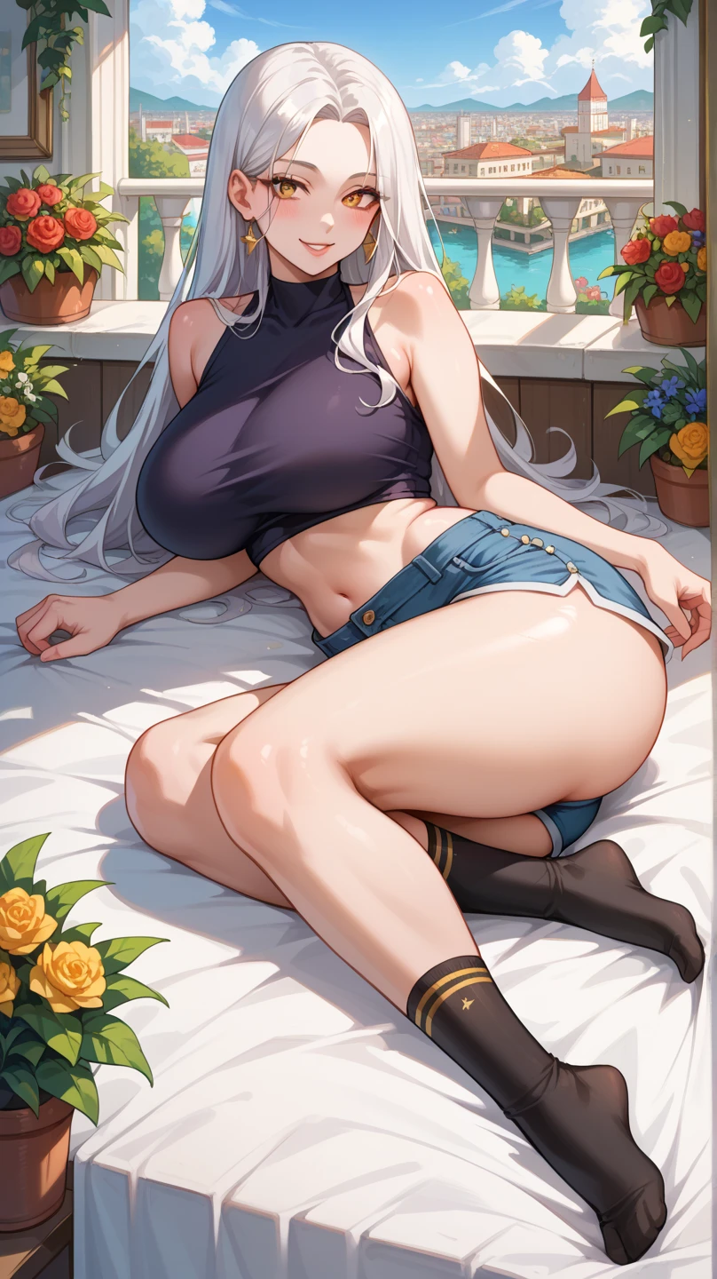 masterpiece, top quality, best quality), pixel,pixel art, 1 girl, aqua, fullbody, big breast, big ass, SFW