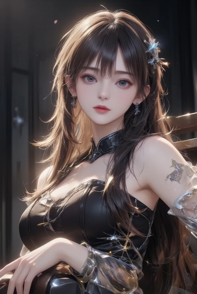 cute anime girls hugging, tongues out, midriff, looking up, detailed facial features, beautiful eyes and lips, 3D render, highly detailed, photorealistic, masterpiece, vibrant colors, cinematic lighting, dramatic pose, dynamic composition