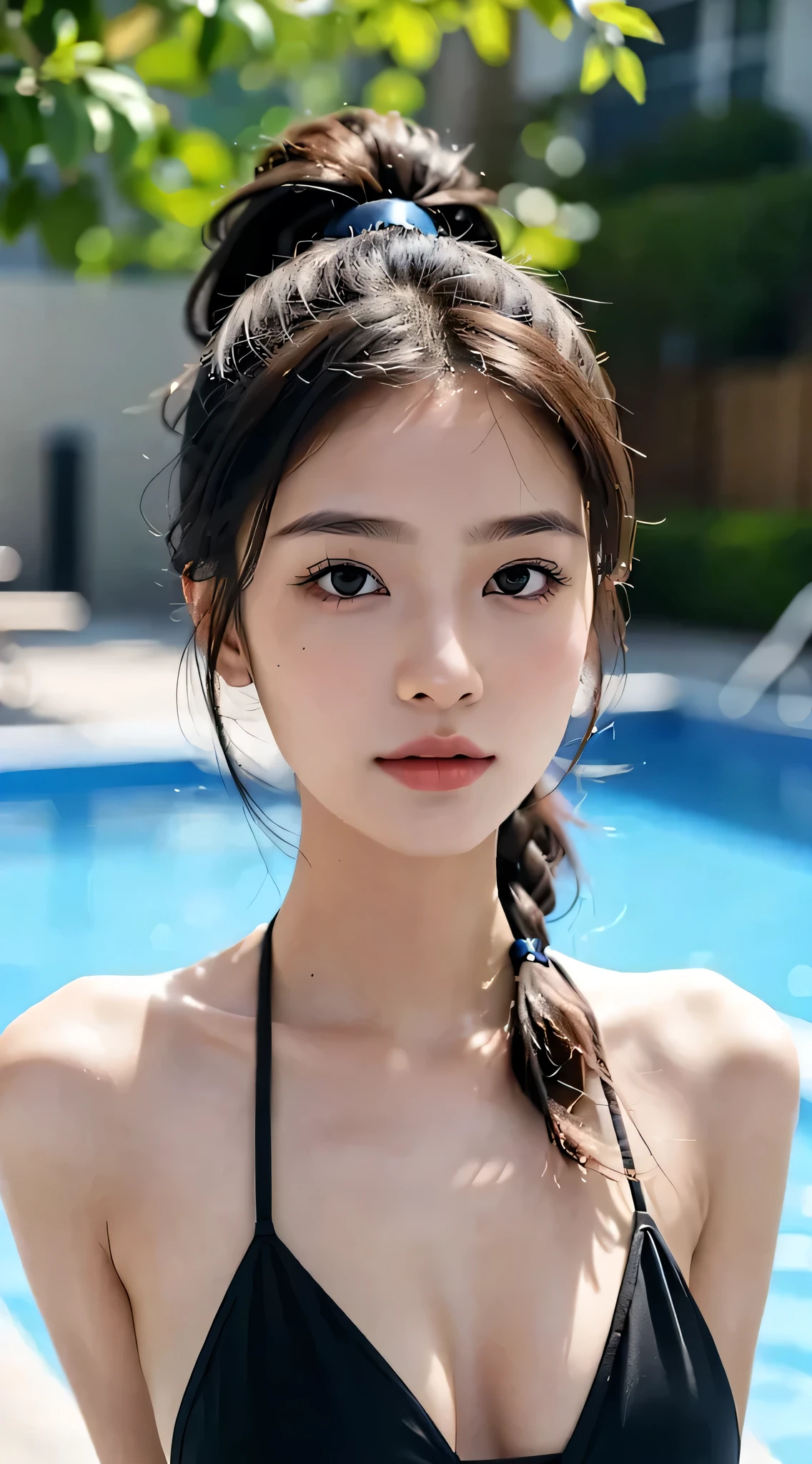 Seo Ye-ji sad, bikini, face close-up