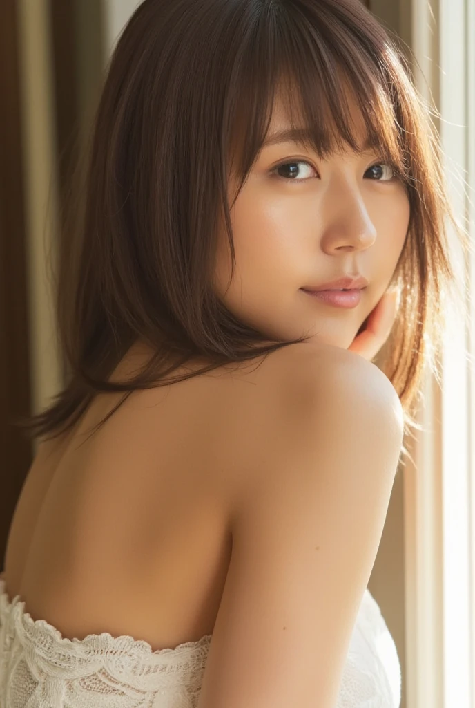 smile, unparalleled beauty, very beautiful woman, perfect balance,depth of field, Surrealism, Verism, cowboy shot, UHD, masterpiece, ccurate, anatomically correct, textured skin, super detail, high details, high quality, award winning, best quality, highres, 手は描かない、指は描かない