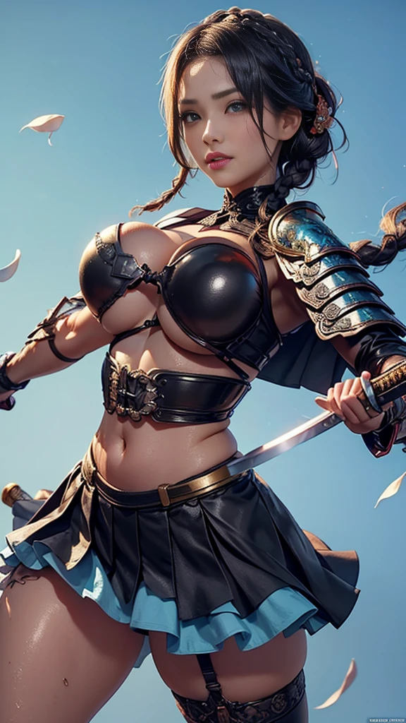 Asgard, valkyrie, mulher guerreira. Anatomia correta,epic fantasy digital art,tmasterpiece,8k,high-definition resolution,desenho detalhado,Qulidade Superior,, Epic composition