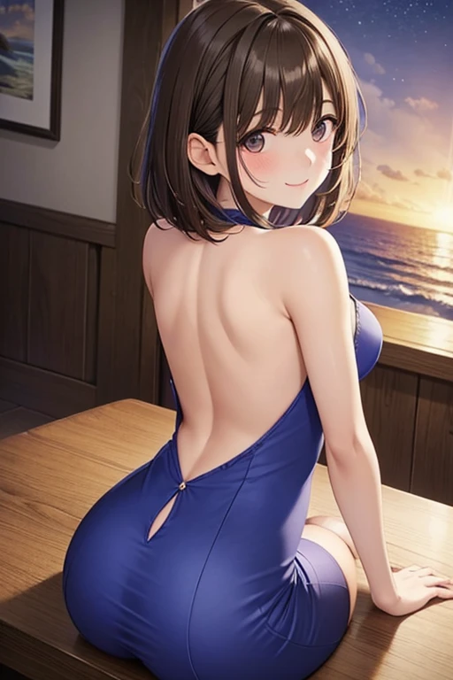 score_9_up, score_8_up, score_7_up, 2girls, mature females, (((Nobara Kugisaki and Maki Zenin))),(((First girl is Nobara has short brown bob hair, brown eyes, blue tight uniform with skirt))), (((Second girl is Maki has green ponytail hair, glasses, yellow eyes, blue tight uniform with tight skirt))), naughty smiles, they are looking at viewer,((yacht cabin)), day time, standing tall in seductive poses