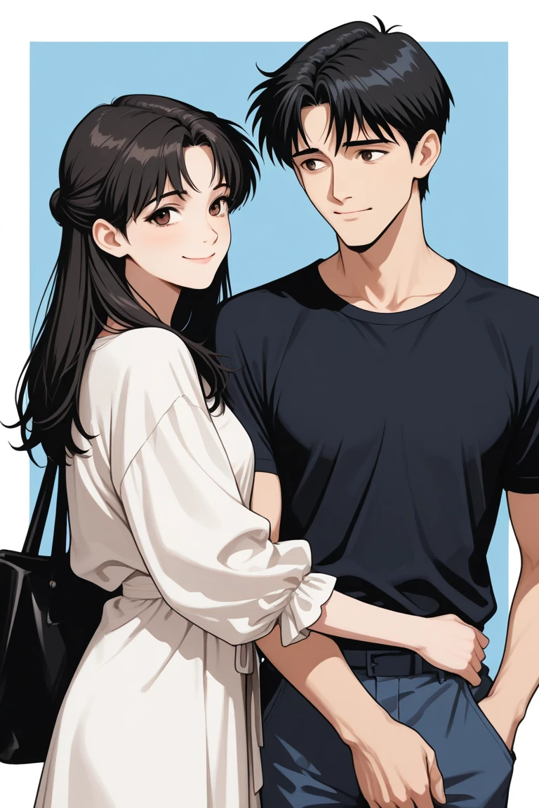 (((masterpiece, best quality, ultra highres, 1 girl, solo, white background))), super detailed skin and face and eyes and finger, beautiful japanese woman, small breasts:1.5, skinny, light brown hair, white background, very short pixie hair, (an illustration of girl), Knee shot, Generate with illustrations, Various expressions, Various poses, Please draw the entire character within the frame, ensuring that the head, arms, and legs are not cut off. The background should be simple, with the character positioned centrally, outline, anime, casual fashion,