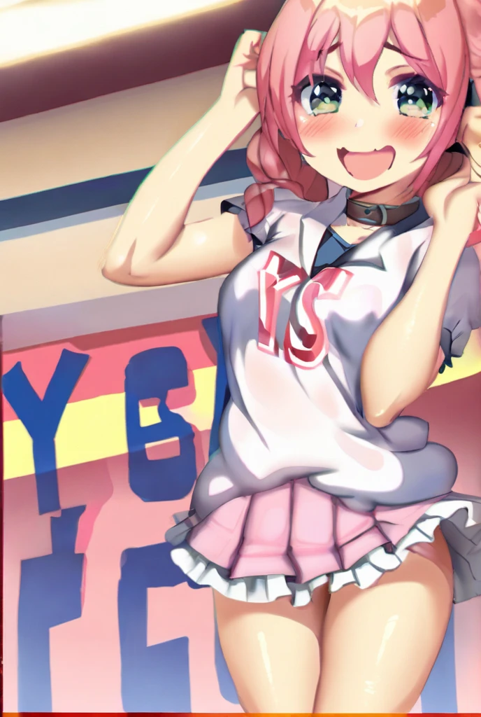 High school girl with stomach ache