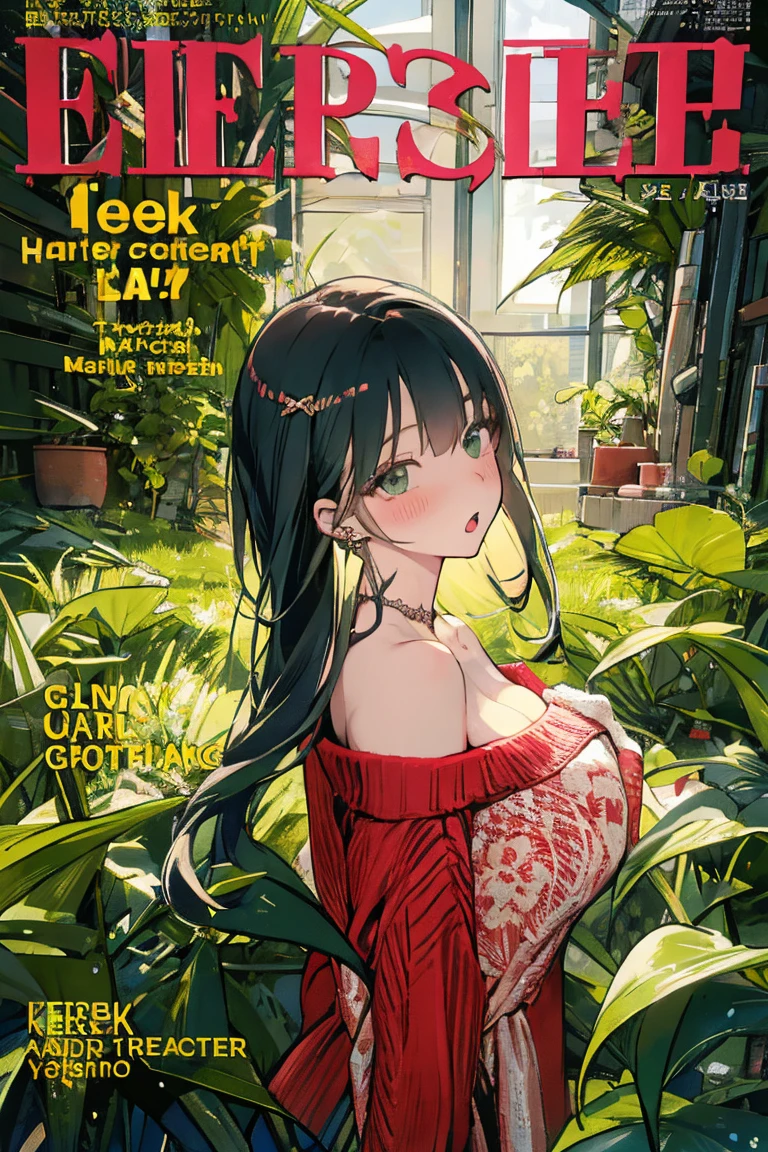 <lora:add_brightness:0.5><lora:add_detail:0.5> <lora:041:-2>1 woman, large breast, embarrassed ,blush, forehead,  black hair,  glasses,colorful clothes,
(garden:1.3),flower ,(falling petals),