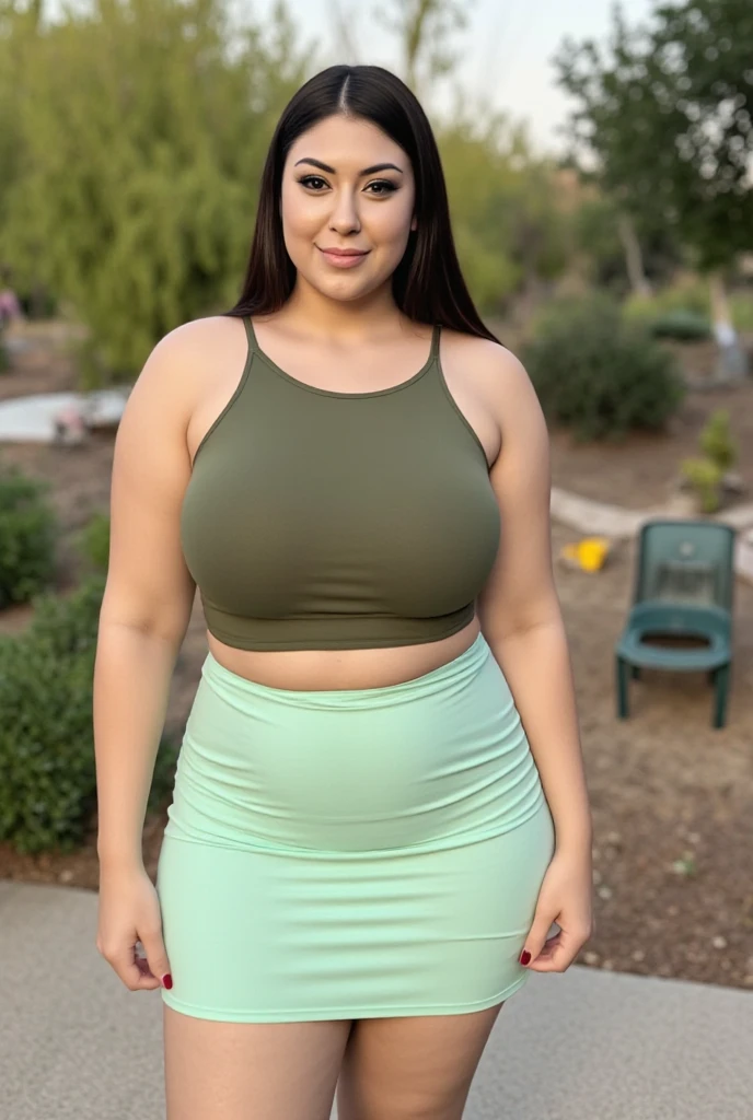 Indian beautiful woman sexy curvy plus size model wearing Sleep in Style: Fashionable Sleepwear Dresses for Plus Size Natural Curvy Women facing to camera in standing position, curvy plus size figure, big m-cup bulky breasts ,wearing Sleep in Style: Fashionable Sleepwear Dresses for Plus Size Natural Curvy Women, side bun hairstyle, bright eyes, thin eyebrows, fair skin, blushing cheeks, prefect , head to thigh view, beautiful Jungle in night background and location, head to thigh view