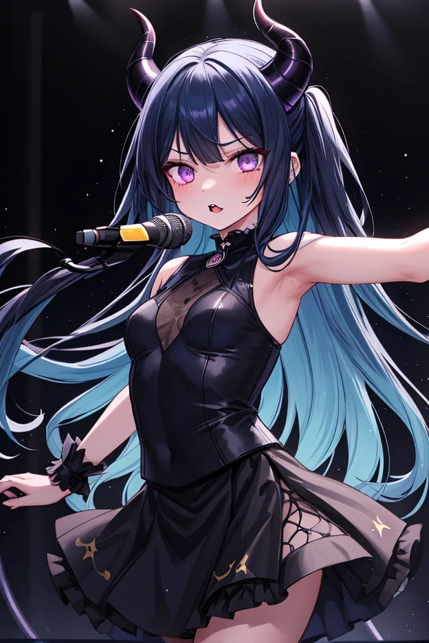 Sexy dance show,One Girl,alone,Manhattan Cafe \(umamusume\),Excellent anatomy, masterpiece, Highest quality,Realistic, hyperRealistic, 16k hdr,(Live Stage),(See-through costume:1.2),Horse tail,Sing a song,Ultra mini skirt,belly button,Shaved pussy,(Small breasts,Transparent nipples,Clear Page,Erect nipples:1.2),Sweat,From below,Spread your legs