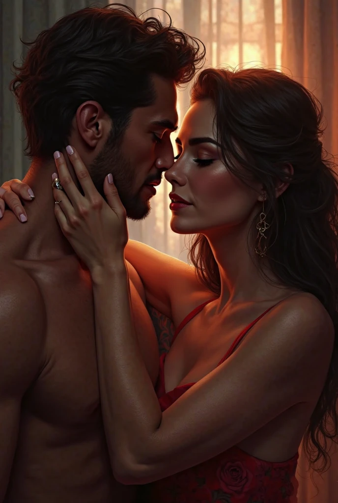 A hot girl mad in lust with a boy she wants to have him