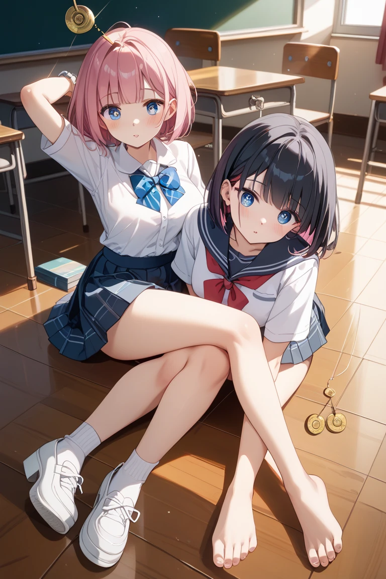 (Highest quality,4K,High resolution,masterpiece:1.2),Very detailed,Realistic:1.37,,(whole body, I can see your feet and shoes: 1.2),whole bodyが油まみれで光沢感がある　とてもbeautiful girl　ベッドに横たわるbeautiful girl　Your breasts are too big　Very large breasts　Dynamic pose　Yogurt sauce spilled on the ground　Used tissue paper on the ground,　 Crumpled used tissue paper, Used tissue paper on the ground,　Excessive sweating on the face,Dripping sweat,Sit on the bed,　Dirty duvet　Very old gym mat ,Gymnasium Warehouse,　There are a lot of used tissues on the floor ,　Crumpled used garbage is scattered all over the place.....,　 使用済みティッシュペーパーでMessy room,　I am going to cry　Embarrassing　Dimly lit room　Hardwood Floors　Small used tissue rolls scattered around　Wearing a sailor uniform　Cute, tight-fitting pink shorts　Primary school students　Illustration Style　Anime Style　Small lips　beautiful girl　Very cute clothes　Cheeks pink　Light purple hair　Blonde long hair　super curly hair　Super long sideburns　Rubber clothing　hair band　Pearl white silk tights that become transparent when wet　White super long boots　Big eyes　Droopy eyes　Shocking Pink Rouge　Sweating profusely　　Crushed used tissue paper　whole bodyが雨で濡れている　whole bodyから蒸気が出る　Steam rises across the screen.　white breath　Haa　whole bodyが油まみれ　evening　Overall orange background　Sunset sunshinewhole body図　whole bodyが画面に収まっている　whole bodyが油まみれで光沢感がある　Tear used tissue paper into small pieces,　 Crumpled tissue paper, Torn tissue paper scattered on the ground,　Excessive sweating on the face,Dripping sweat,汚れたSit on the bed,　Dirty bedding　Dirty old gym mat ,Gymnasium Warehouse,　There are lots of tiny pieces of tissue paper on the floor..... ,　Crumpled used garbage is scattered all over the place.....,　Very dirty gym mat, 　 Messy room,　Scared　I am going to cry　Embarrassing　Dimly lit room　Hardwood Floors　Used tissue paper scattered around　とてもbeautiful girl　high school student　Illustration Style　Anime Style　Small lips　Frightened face　Baby Face　beautiful girl　Very cute clothes　Cheeks pink　Light purple hair　Blonde long hair　super curly hair　Super long sideburns　Rubber clothing　hair band　Pearl white silk tights that become transparent when wet　White super long boots　Big eyes　Droopy eyes　Stern expression　Shocking Pink Rouge　Sweating profusely　　Crushed used tissue paper　whole bodyが雨で濡れている　粘液がwhole bodyにまとわりつく　whole bodyから蒸気が出る　Steam rises across the screen.　white breath　Haa　whole bodyが油まみれ　evening　Overall orange background　Sunset sunshine
